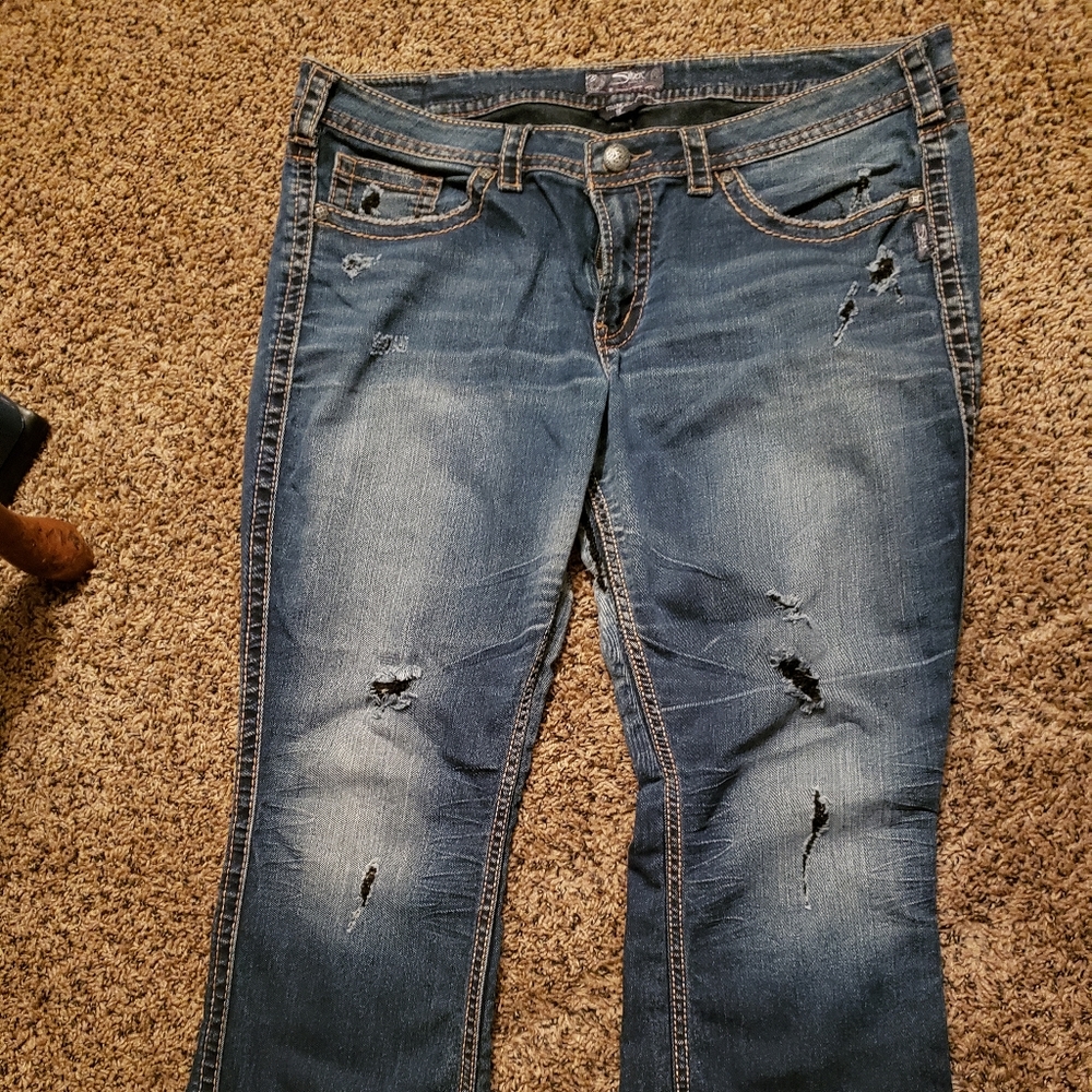 Silver Frances Jean's size 18